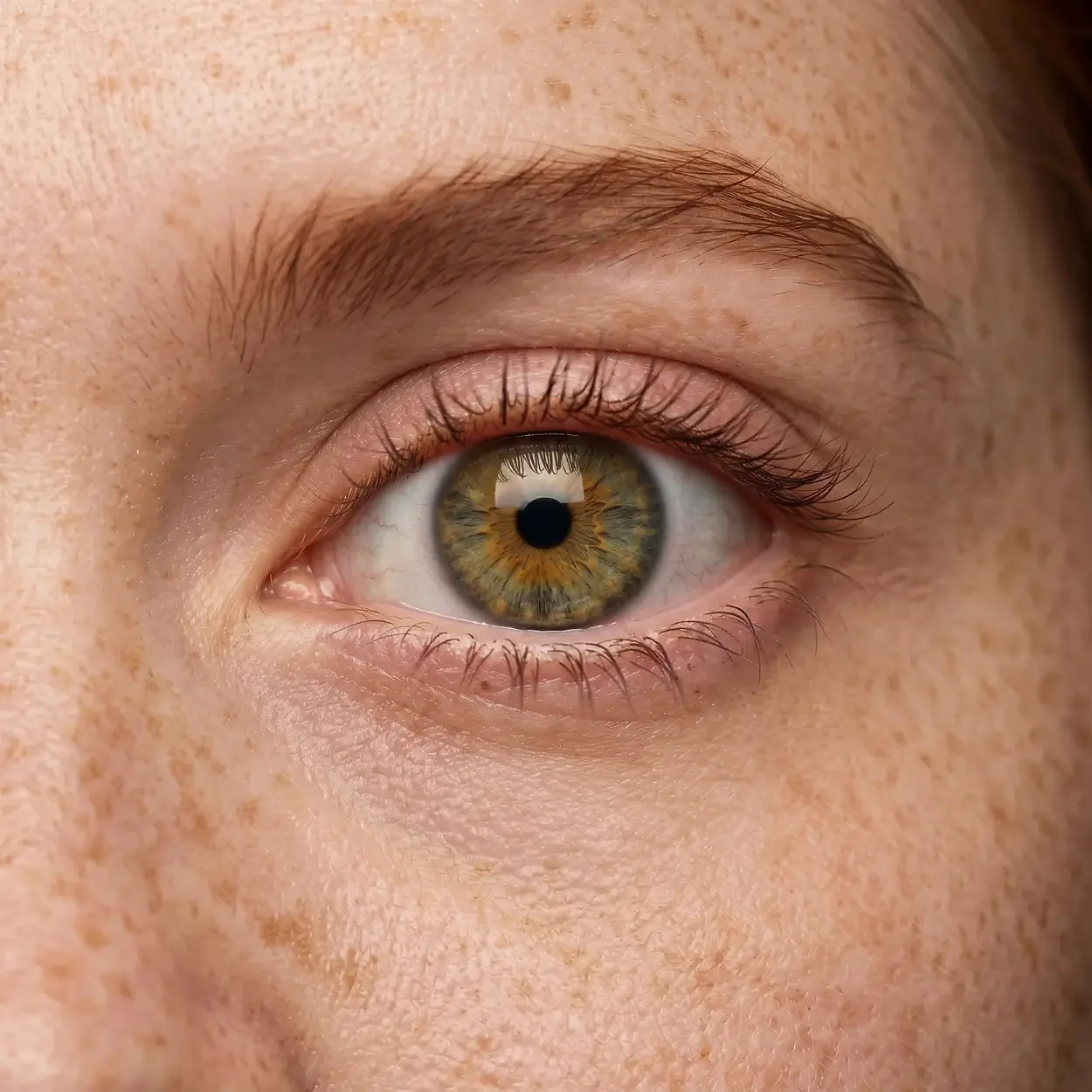 Beauty campaign — a macro of the eye